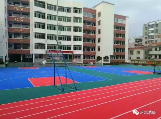 J9直营集团斗拱悬浮式拼装地板助力小学体育教学