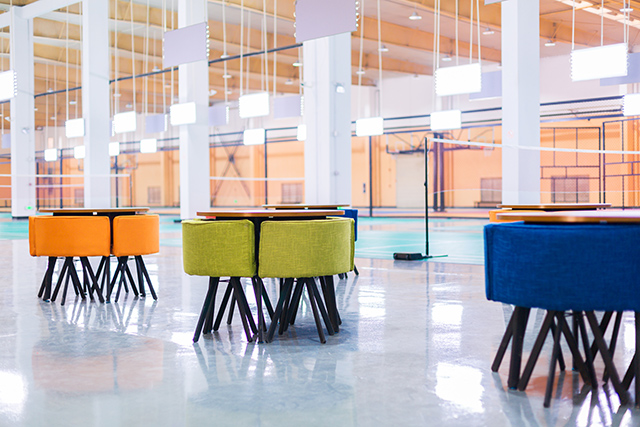 强强联合|J9直营集团运动地板入驻英能体育