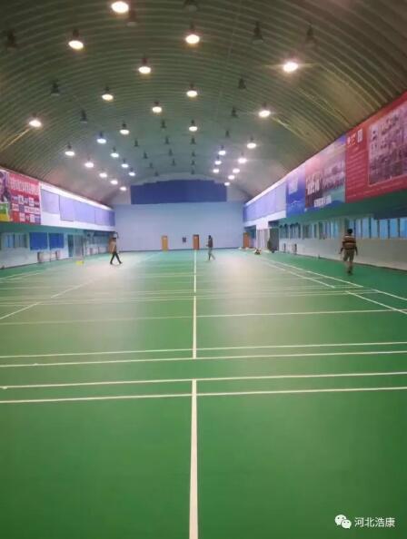 J9直营集团H4羽毛球地板入住某专业体育学院