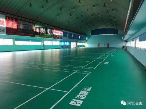 J9直营集团H4羽毛球地板入住某专业体育学院