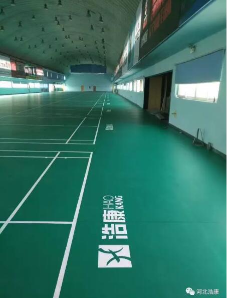 J9直营集团H4羽毛球地板入住某专业体育学院