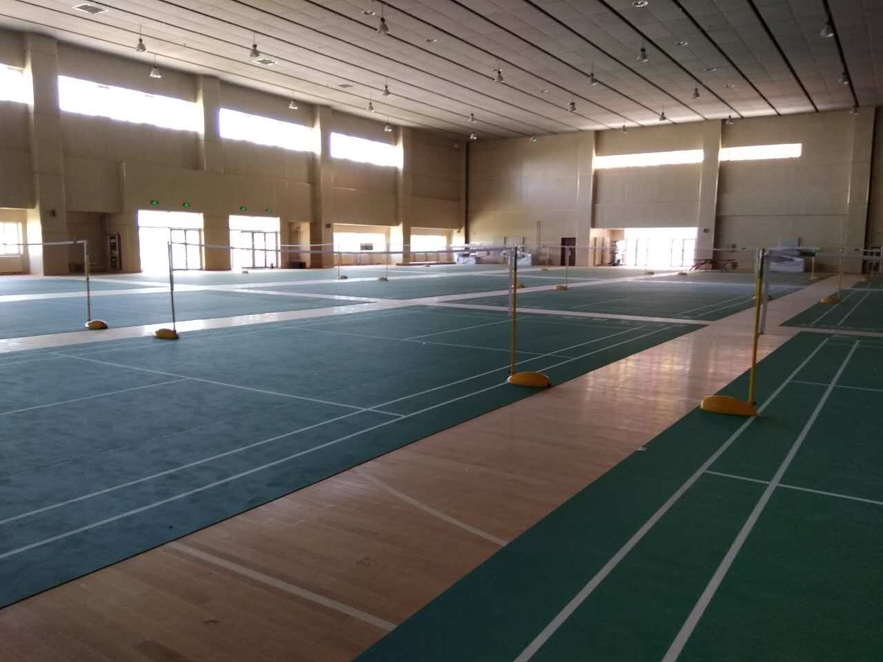 高档羽毛球场馆都选J9直营集团H7羽毛球运动地板